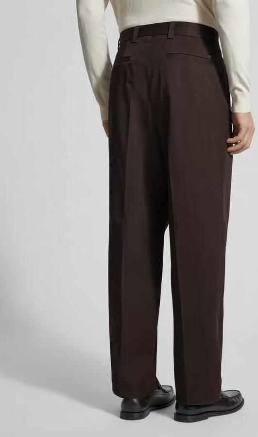 Boss relaxed fit wijdte broek van katoenmix model 'C-PAT-BB-DPL'