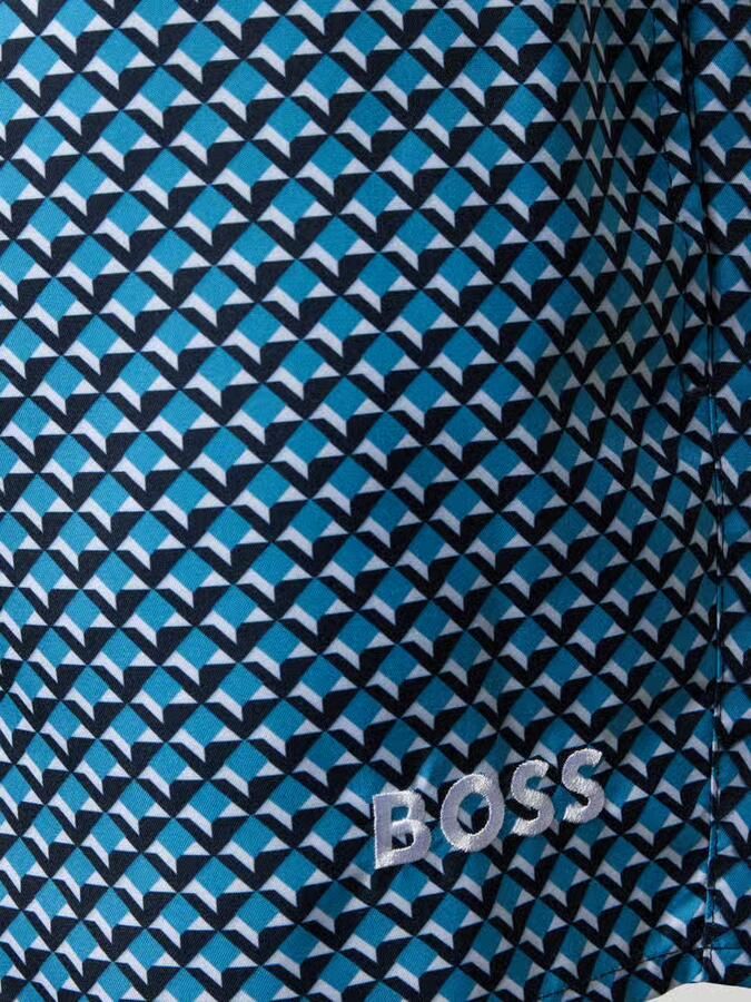 Boss relaxed fit zwembroek met all-overprint model 'CATFISH'