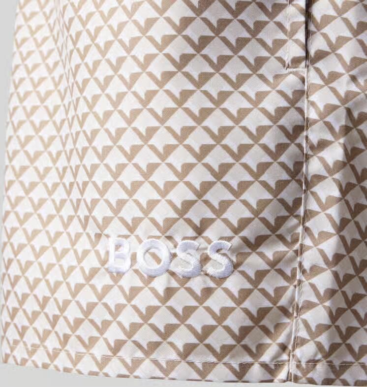 Boss relaxed fit zwembroek met all-overprint model 'CATFISH'