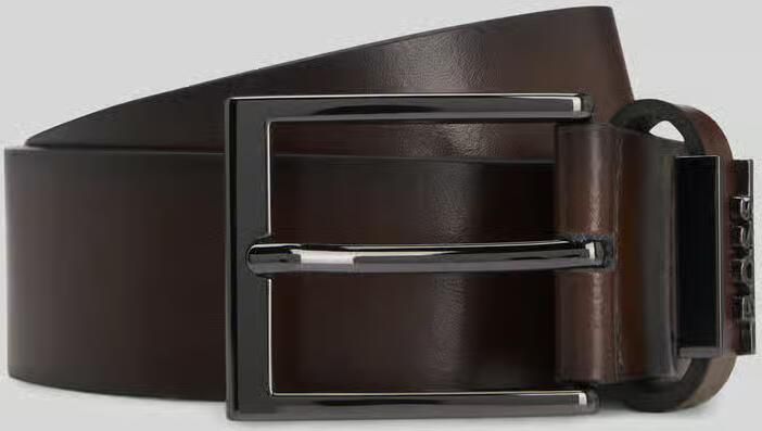 Boss Leren riem met doornsluiting model 'Cole-Ant'