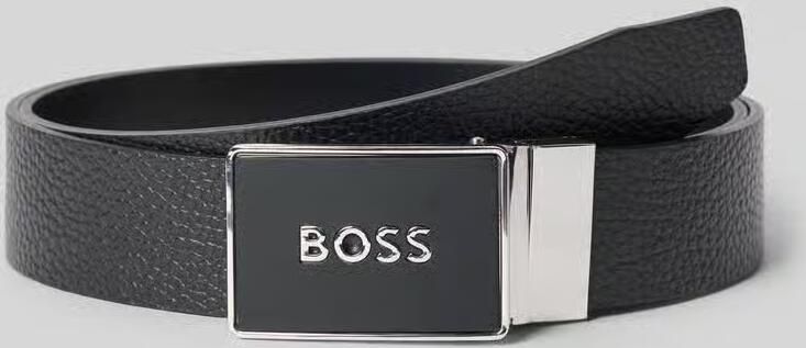 Boss Riem van echt leer model 'Icon'