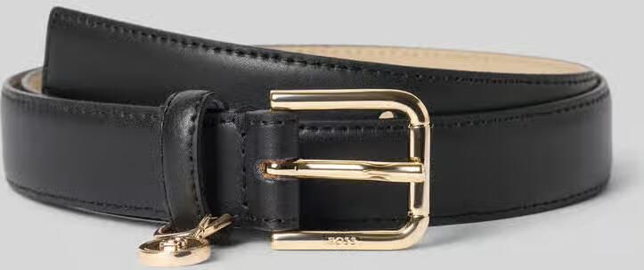 Boss Riem van echt leer model 'Navya'