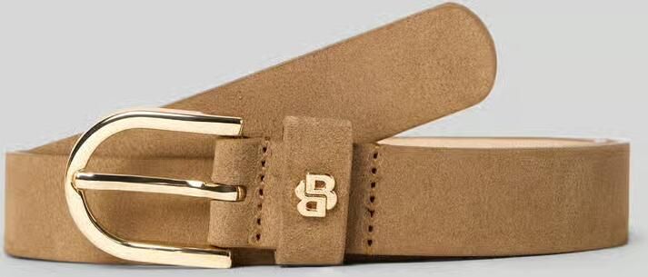 Boss Riem van echt leer model 'Scarlet'