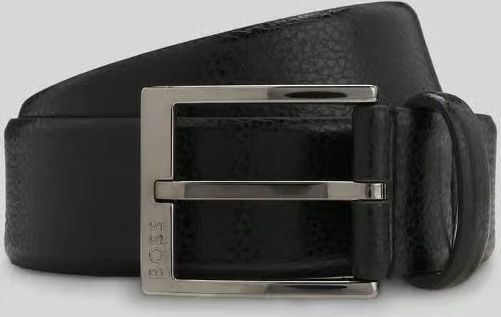 Boss Riem van echt rundleer met logodetail model 'Elloy-Gr_Sz35' - Foto 4
