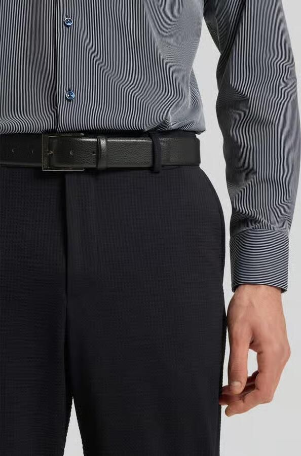 Boss Riem van echt rundleer met logodetail model 'Elloy-Gr_Sz35' - Foto 5