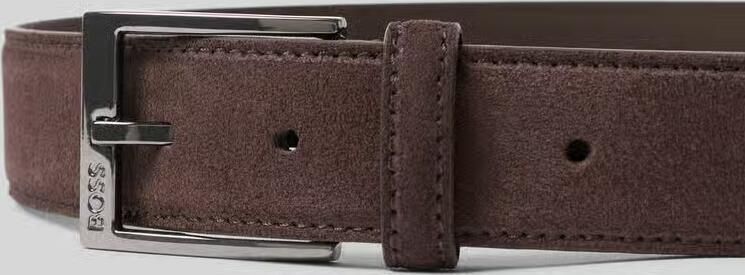 Boss Riem van echt rundleer model 'ELLOY'