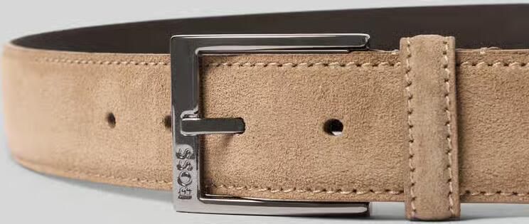 Boss Riem van echt rundleer model 'ELLOY'