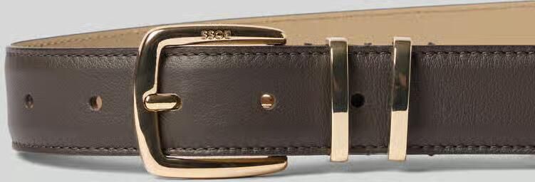 Boss Riem van echt rundleer model 'Plum-ML_Sz30'