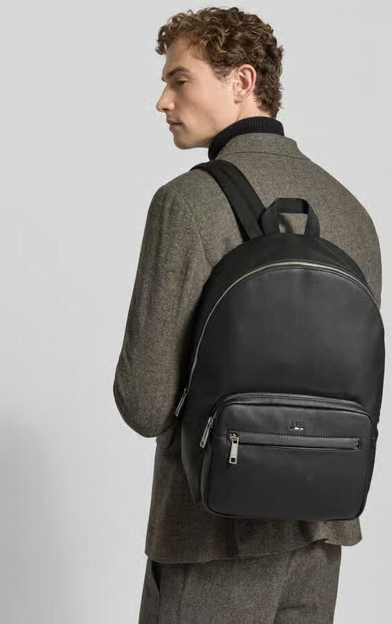 Hugo Boss Stijlvolle Rugzak voor Dagelijks Gebruik Black Heren - Foto 3