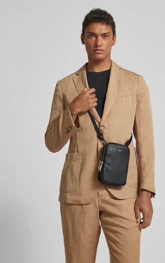 Boss Schoudertas met labeldetails model 'Ray' - Foto 3