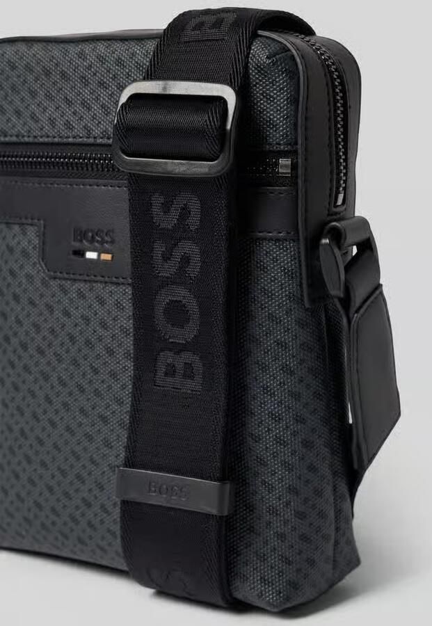 Boss Schoudertas met all-over motief model 'RAY_NM'