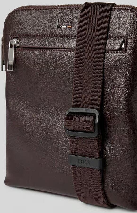 Boss Schoudertas met labeldetail model 'Ray_RP_Envelope'