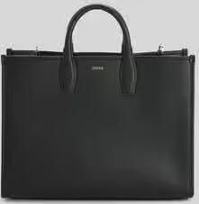 Boss schoudertas met labeldetail model 'Sandy MED Tote'
