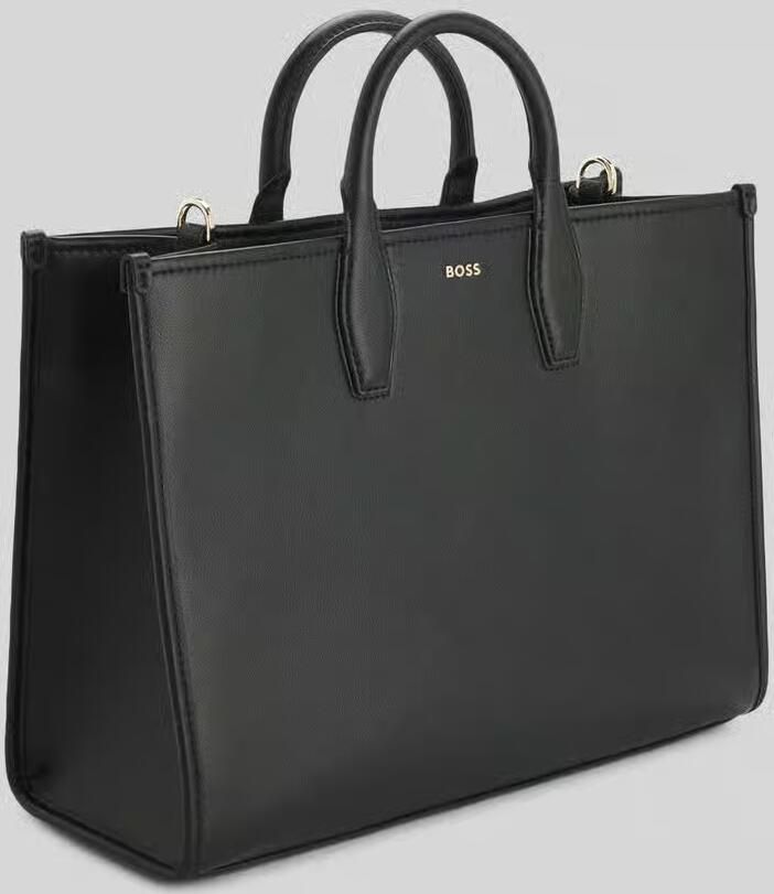 Boss schoudertas met labeldetail model 'Sandy MED Tote'