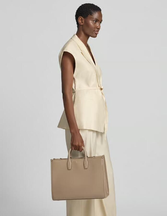Boss schoudertas met labeldetail model 'Sandy MED Tote' - Foto 2