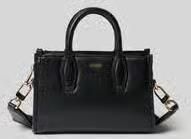 Boss Mini tote bag met labelapplicatie van metaal model 'SANDY' - Foto 5