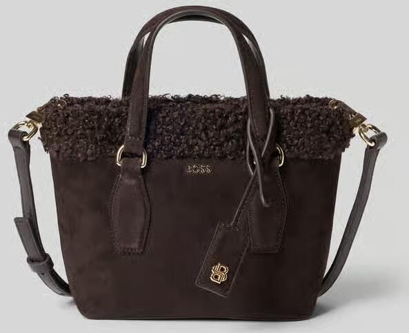 Boss Schoudertas met teddybont model 'Sandy Mini Tote'