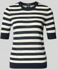Boss shaped fit gebreide pullover van zuivere scheerwol model 'Farbella'