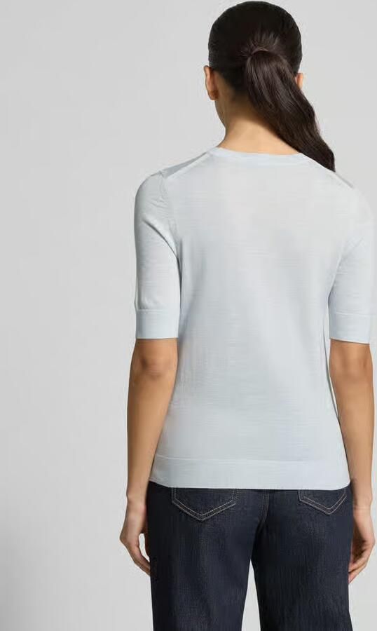 Boss shaped fit gebreide pullover van zuivere scheerwol model 'Farbella' - Foto 2