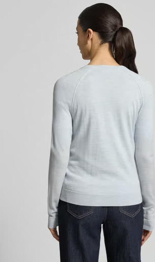 Boss Shaped fit sweatjack van zuivere scheerwol model 'Fonami'