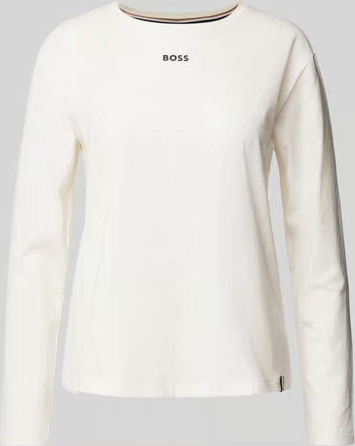 BOSS Shirt met lange mouwen met een ronde hals - Foto 3