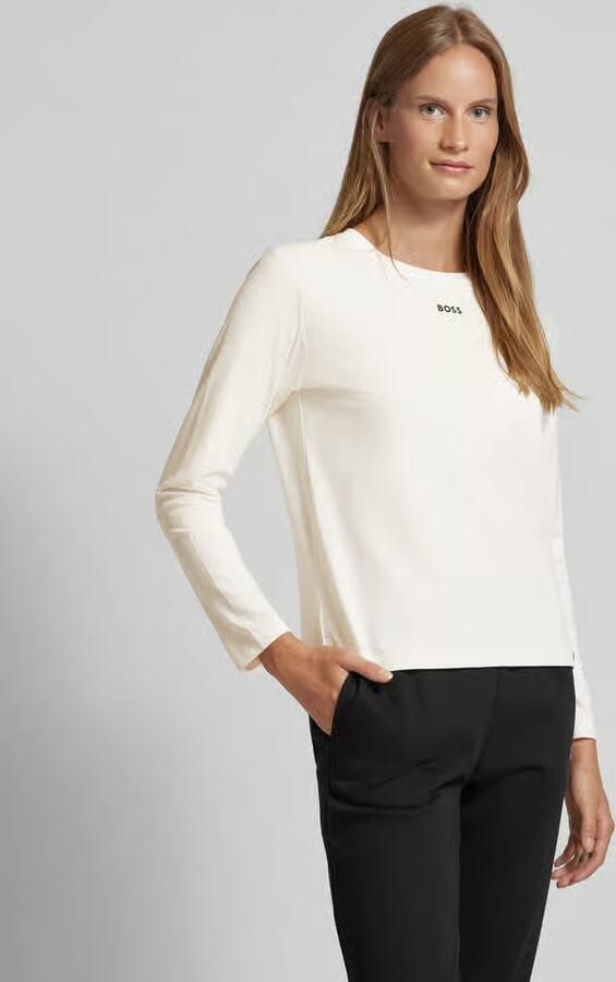 BOSS Shirt met lange mouwen met een ronde hals - Foto 5