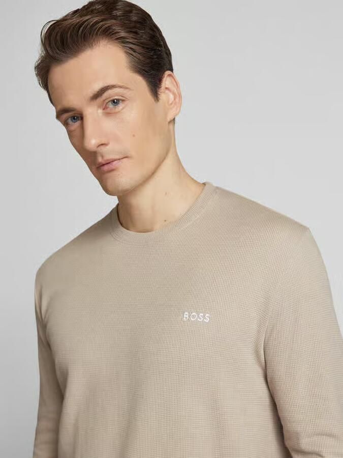 Boss Shirt met lange mouwen en labelstitching - Foto 2