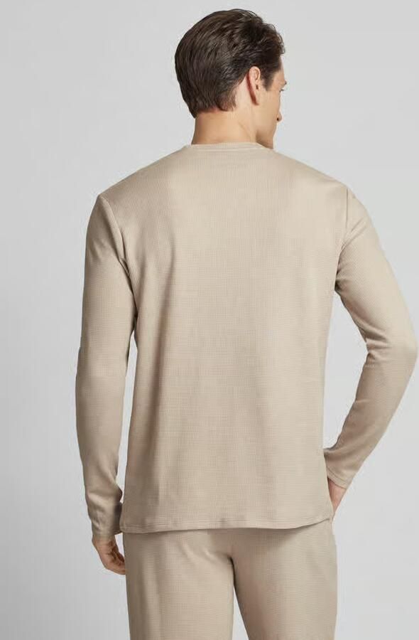 Boss Shirt met lange mouwen en labelstitching