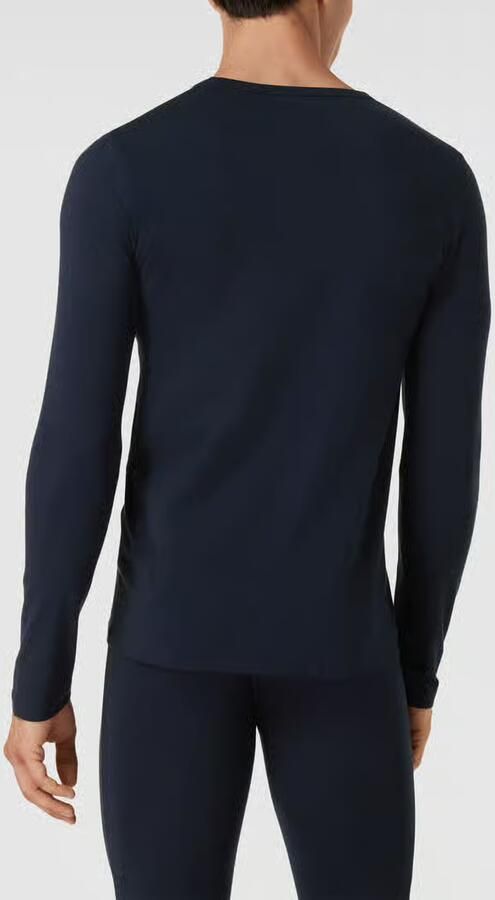 Boss Shirt met lange mouwen en labelstitching model 'Infinity'