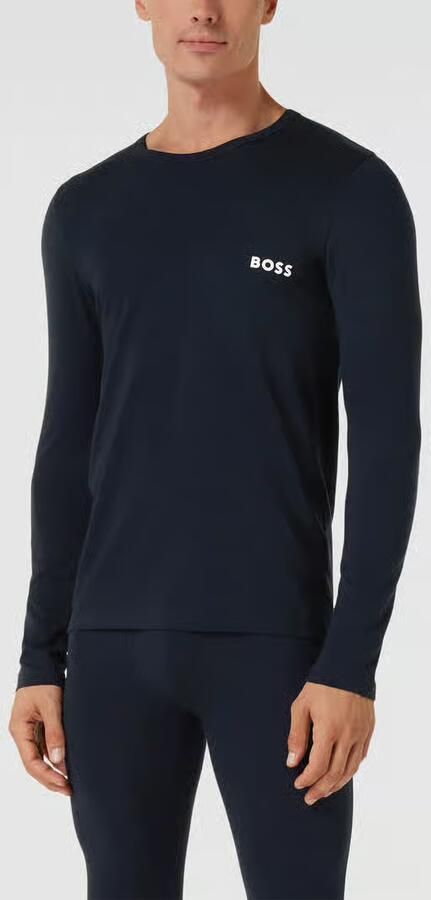 Boss Shirt met lange mouwen en labelstitching model 'Infinity' - Foto 2