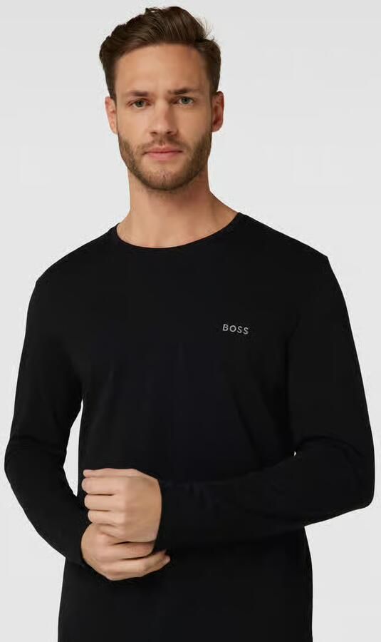 BOSS Shirt met lange mouwen Mix&Match LS-Shirt R met -borduursel op de borst - Foto 6
