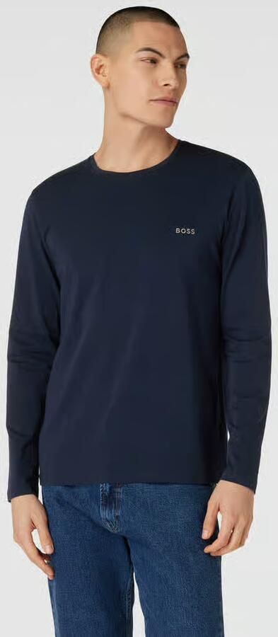 BOSS Shirt met lange mouwen Mix&Match LS-Shirt R met -borduursel op de borst - Foto 8