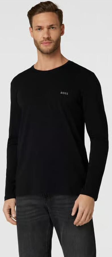 BOSS Shirt met lange mouwen Mix&Match LS-Shirt R met -borduursel op de borst - Foto 8
