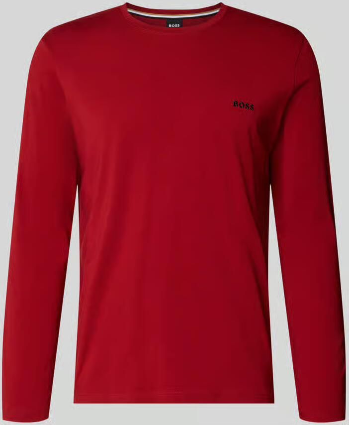 Boss Shirt met lange mouwen met kleine logo-opschrift