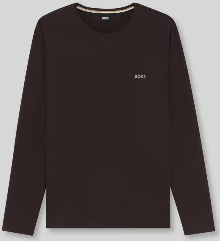 Boss Shirt met lange mouwen met kleine logo-opschrift