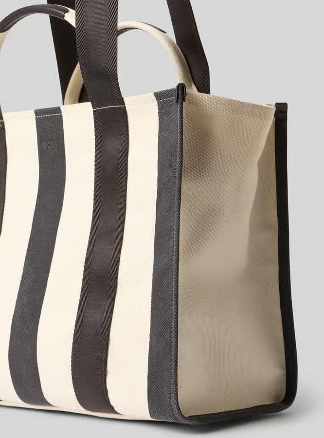 Boss shopper met streepmotief model 'SANDY TOTE ST'