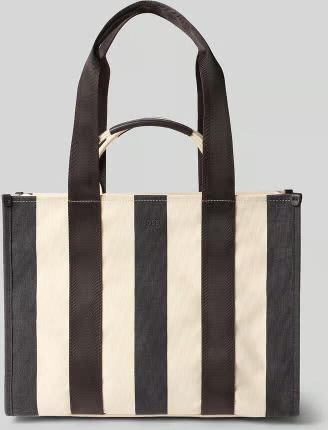 Boss shopper met streepmotief model 'SANDY TOTE ST' - Foto 2
