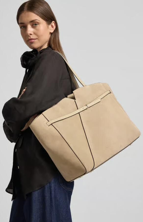 Boss Shopper van echt Runder suède Model ' REVERS TOTE SU' - Foto 2
