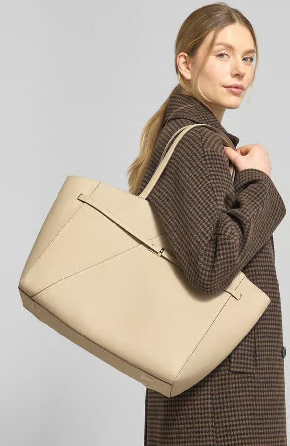 Boss Shopper van echt rundleer Model ' REVERS SM TOTE' - Foto 3