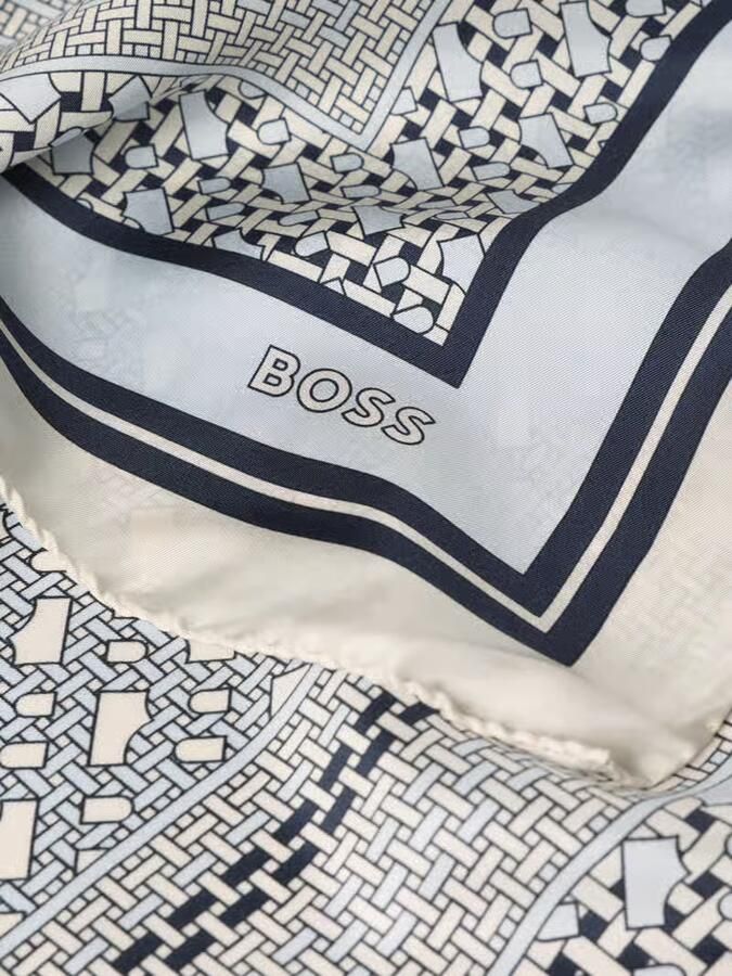 Boss Sjaal van pure zijde model 'LAINY'
