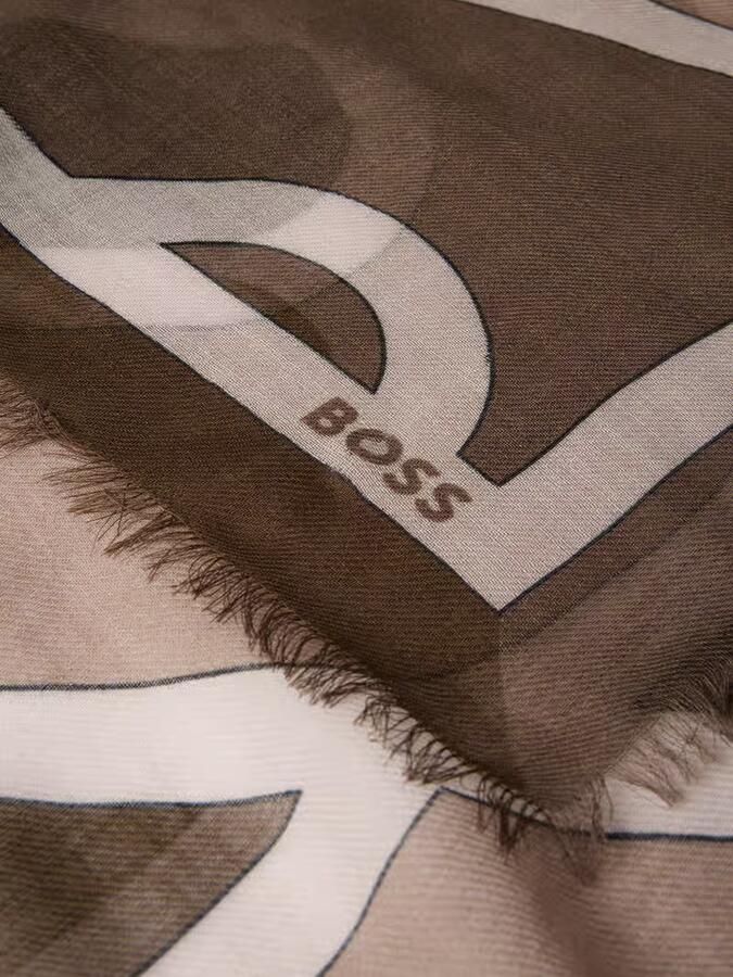 Boss Sjaal van wol model 'Reneva'