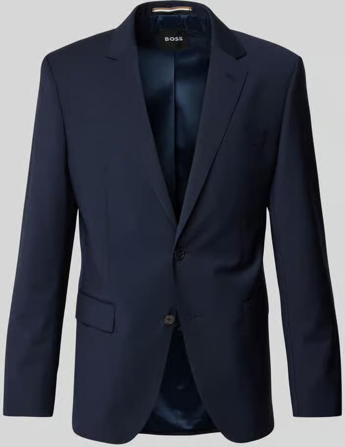 Boss Slim fit 2-knoops colbert met kissing buttons model 'Huge' - Foto 2