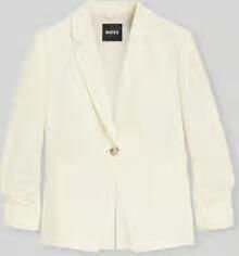 Boss slim fit blazer met geplooide mouwen model 'Jia16'
