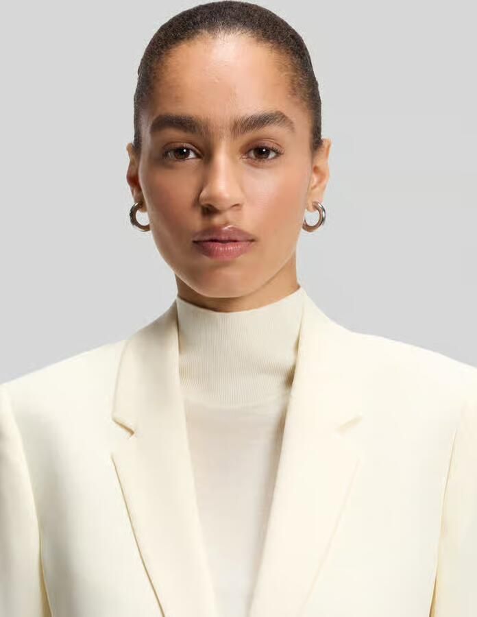 Boss slim fit blazer met geplooide mouwen model 'Jia16'