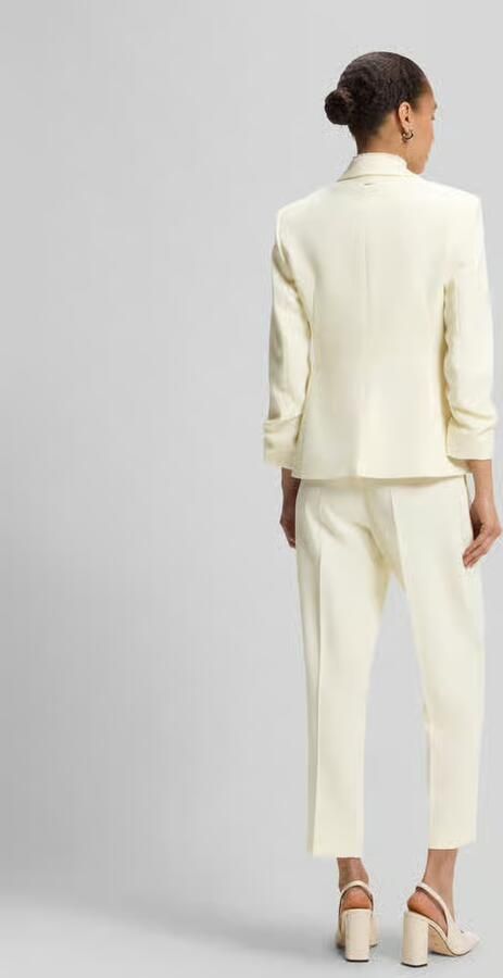 Boss slim fit blazer met geplooide mouwen model 'Jia16'
