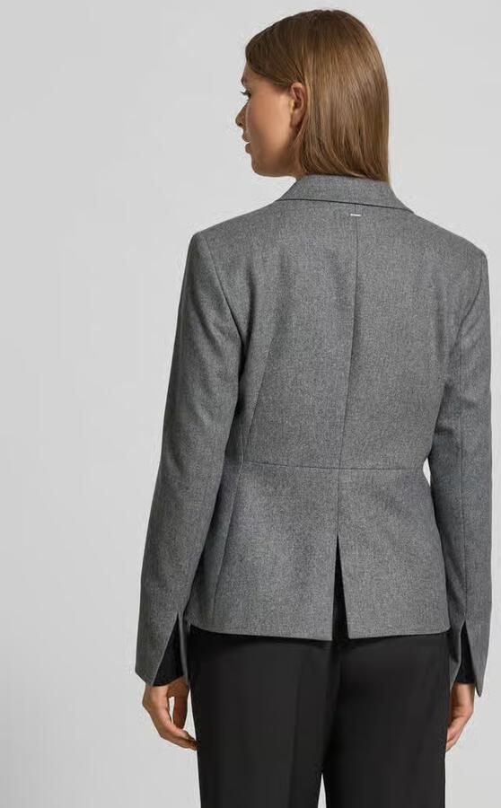 Boss Slim fit blazer van een mix van wol en lyocell model 'JIA9'