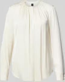 Boss Slim fit blouse van een zijdemix model 'Banorah'