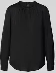 Boss Slim fit blouse van een zijdemix model 'Banorah'