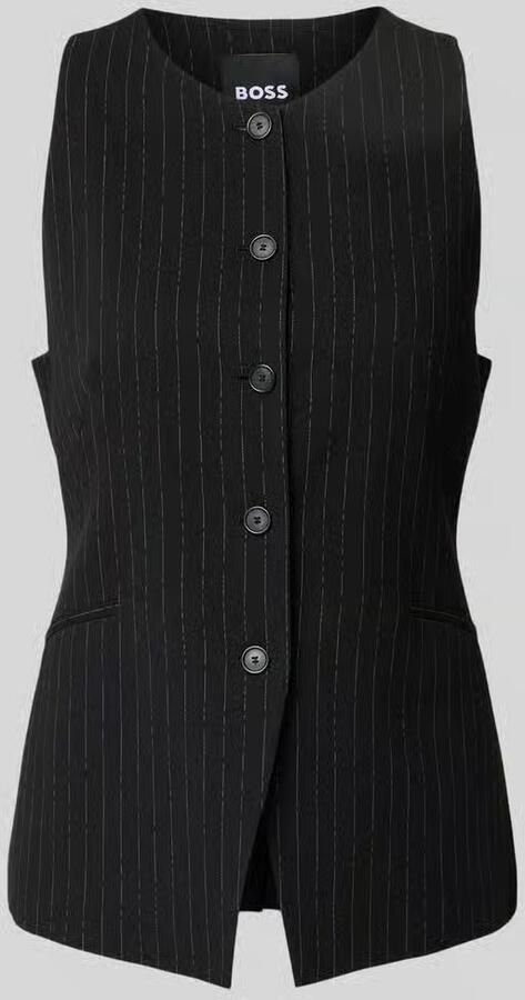 Boss slim fit bodywarmer van pure viscose model 'JULERAN' - Foto 2