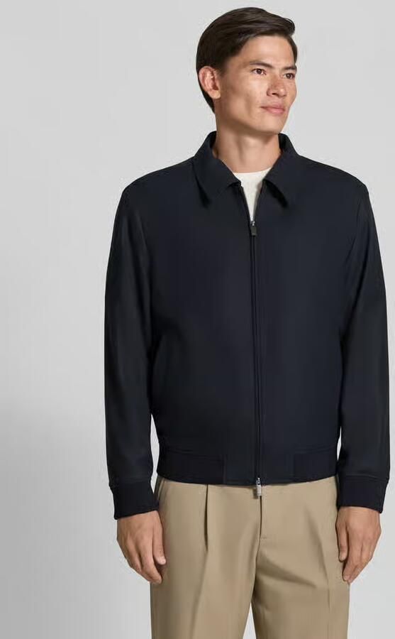 Boss Slim fit bomberjack met scheerwol model 'P-Hanry-BMB-WG-264' - Foto 2